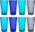 US Acrylic Optix Plastic Reusable Drinking Glasses 20oz Water Cups in Coastal by USAcrylic