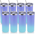 Volhoply 8 Pack Skinny Tumblers by LiveFully%EF%BC%8CDrinkFreely%E2%80%94KeepGoingwithVolhoply%EF%BC%81