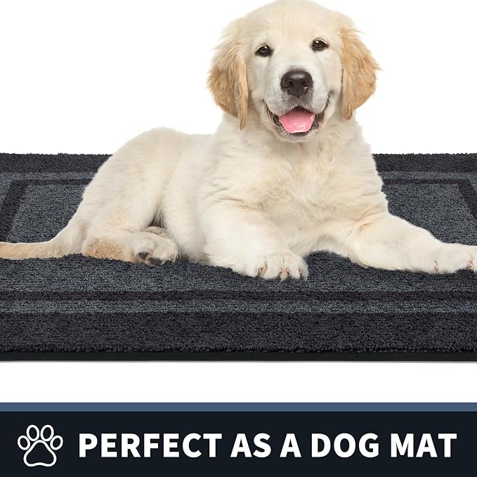 PURRUGS Dirt Trapping Door Mat 24" x 60", Non-Slip Machine Washable Entryway Rug - Image 6