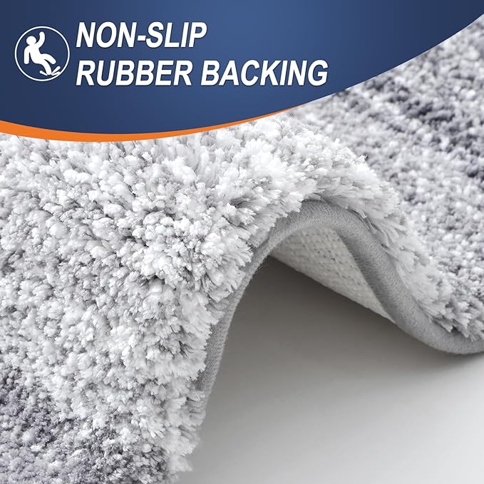 OLANLY Large Bathroom Rugs Mat 40x24, Extra Soft Absorbent Microfiber Bath Rugs - Image 5