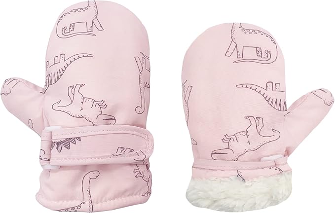 Toddler Gloves Kids Mittens Winter Warm Lined Fleece Gloves Waterproof Snow Baby Mitten for Boys Girls