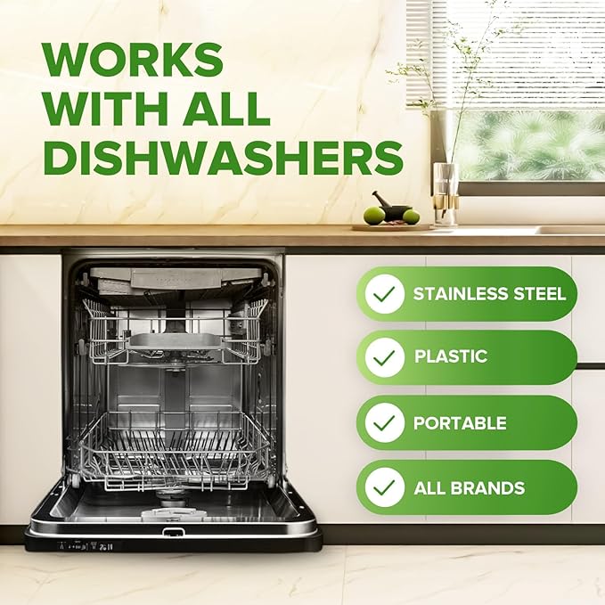 Dishwasher Cleaner + Washing Machine Cleaner Bundle - Heavy Duty Appliance Deep Cleaning, Descaling and Deodorizing.