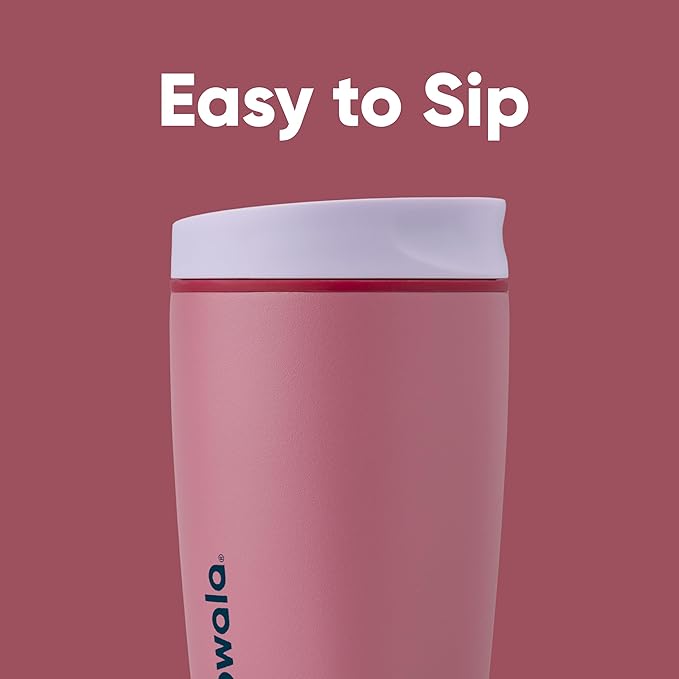 Owala SmoothSip Slider Insulated Stainless Steel Coffee Tumbler, Reusable Iced - Image 2