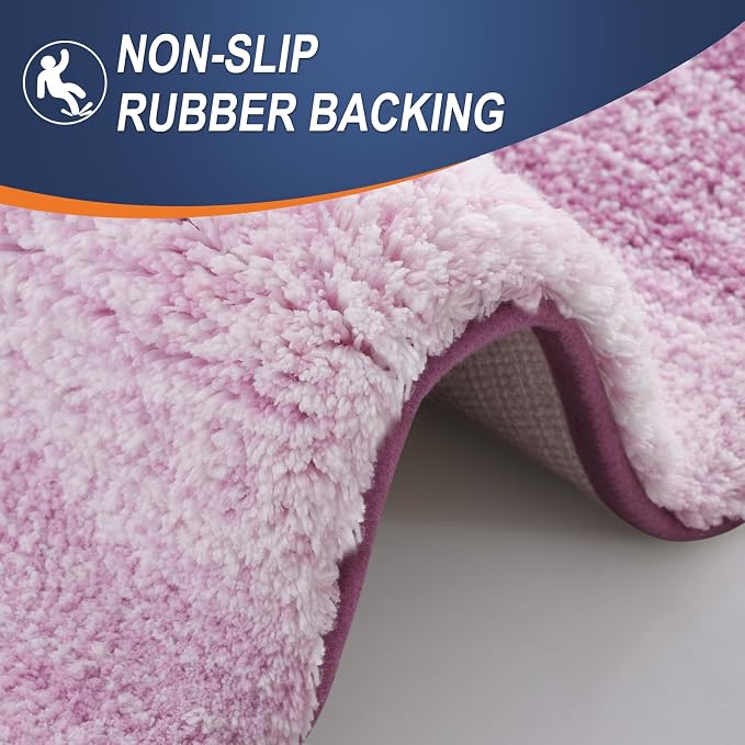 OLANLY Bathroom Runner Rugs Mat 44x24, Extra Soft Absorbent Microfiber Bath Rugs - Image 4