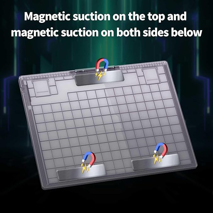 Rechargeable A3(16.73"x13.5") Light Pad for Diamond Painting,Tracing Light Box with Stand/Clip/Magnet,3 Colors and 6 Levels of Brightness Light Board for Artists,Drawing,Sketching,Animation,Tracing