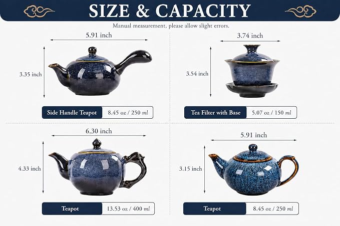 9-Piece Chinese Tea Set, Gongfu Tea Sets - Image 5