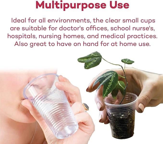 Dealmed 5 oz. Disposable Plastic Cups – 100% Recyclable Cups - Image 4