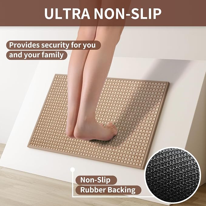 YDKGL Kitchen Rugs Mat Non Slip Washable, Super Absorbent Kitchen Mats - Image 4