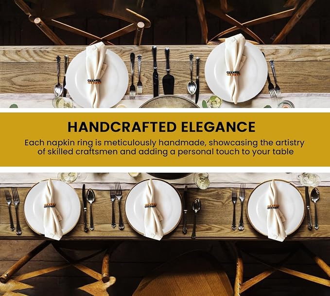 Napkin Rings Set of 6 - Image 4