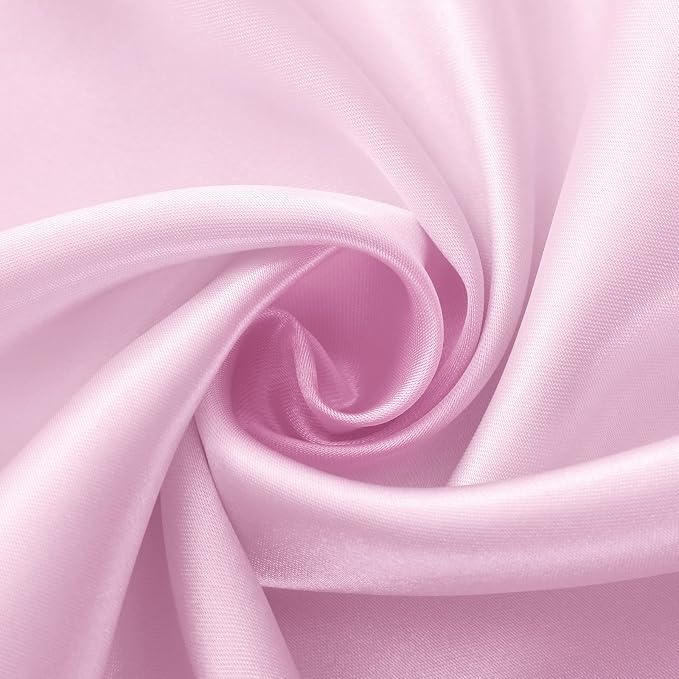 Horbaunal 2 Pack Light Pink Satin Table Runner 12 x 108 Inch | Smooth Table - Image 6