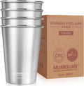 Stainless Steel Cups for Kids 12oz/350ml, Stainless Steel Tumbler | Kids Cups by MUMIGUAN