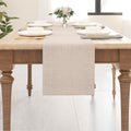 Soft Caddice Faux Linen 2 Piece Fabric in 1 Table Runner, eco-Friendly Fabric by NATUS+WEAVER