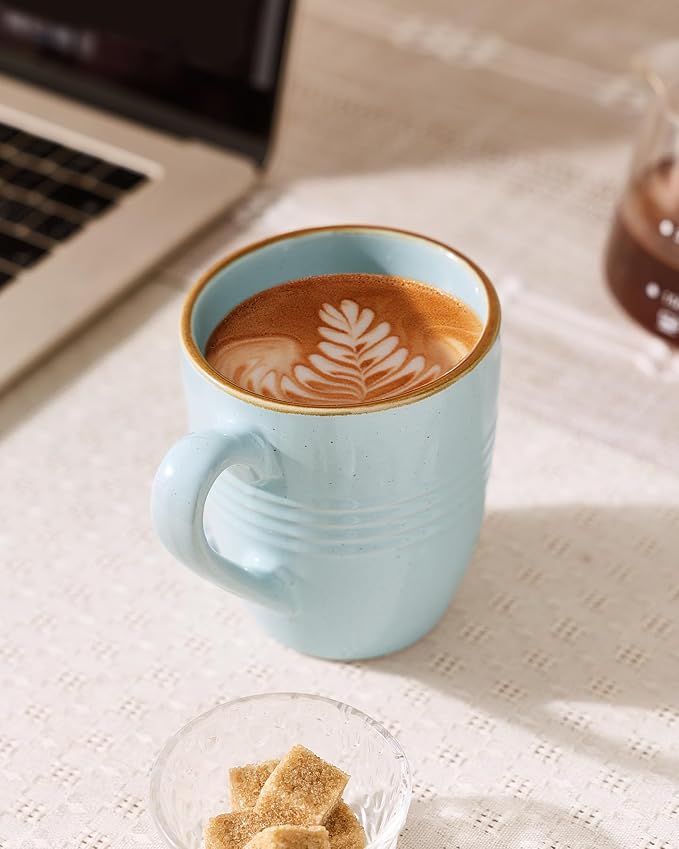 famiware Jupiter Coffee Mugs Set of 6, 13oz Coffee Mug, Microwave and - Image 3