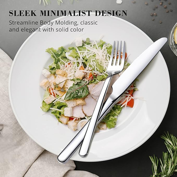 Silverware Set, 20 Piece Flatware Cutlery Set - Image 3
