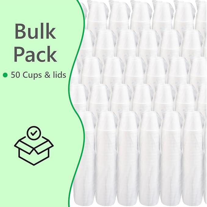 8OZ Foam Cups for Hot & Cold Drinks - Image 7