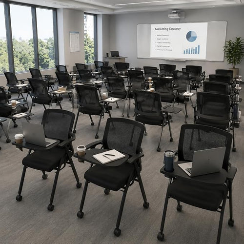 10 Pack Folding Office Chair - Image 2