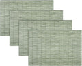PIGCHCY Countryside Placemats Set of 4 Woven Heat Resistant Placemats Washable by PIGCHCY