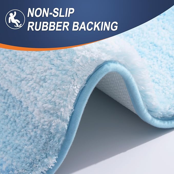 OLANLY Large Bathroom Rugs Mat 44x32, Extra Soft Absorbent Microfiber Bath Rugs - Image 5