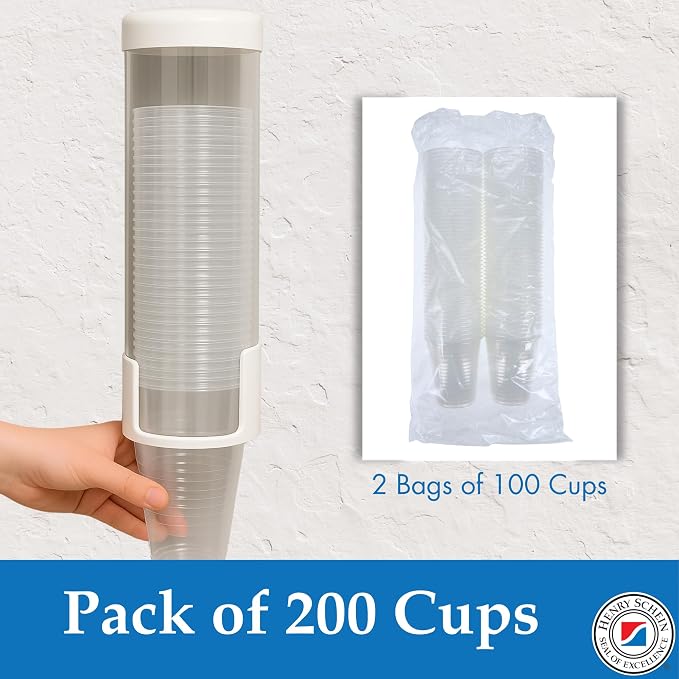 Henry Schein 5 Oz Plastic Disposable Dental Cups, 200 Ct | Embossed Grip - Image 5