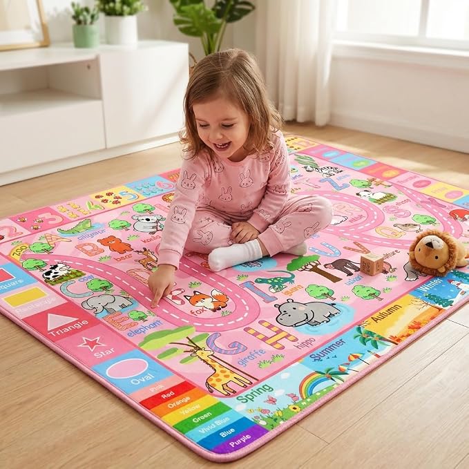 Educational ABC Alphabet Rug for Playroom Classroom Bedroom 5x7 Feet Kids - Image 5