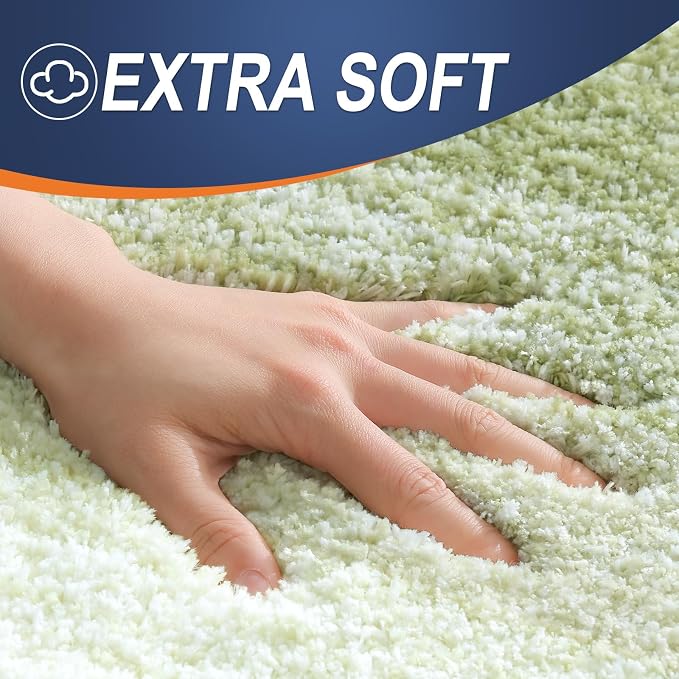 OLANLY Large Bathroom Rugs Mat 45x27, Extra Soft Absorbent Microfiber Bath Rugs - Image 3