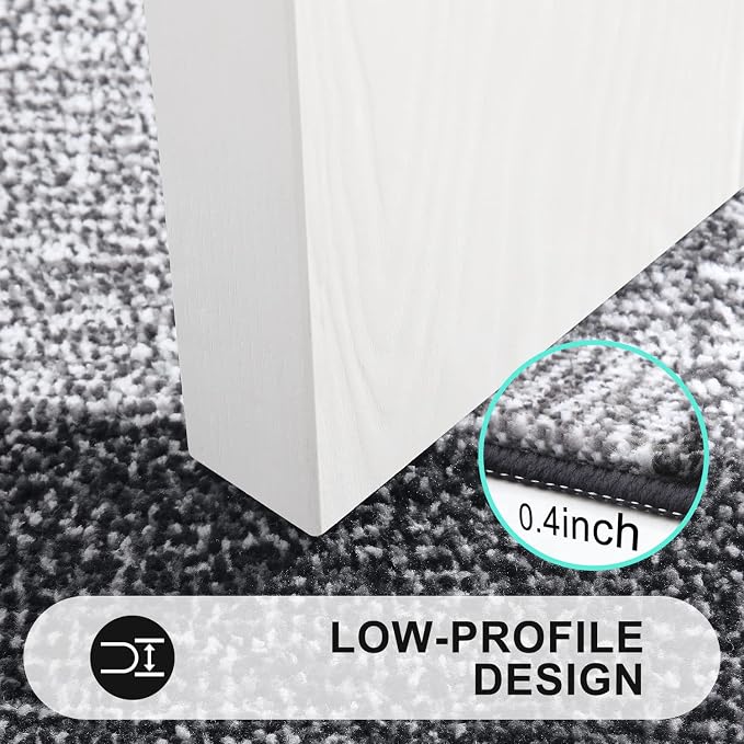 Kitinjoy Indoor Outdoor Door Mat, 47x24 Non-Slip Absorbent Dirt Trapper - Image 4