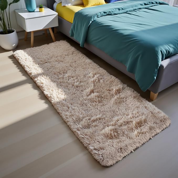 Soft Runner Rugs for Bedroom, Bedside Rug for Living Room Bedroom Room Home - Image 2