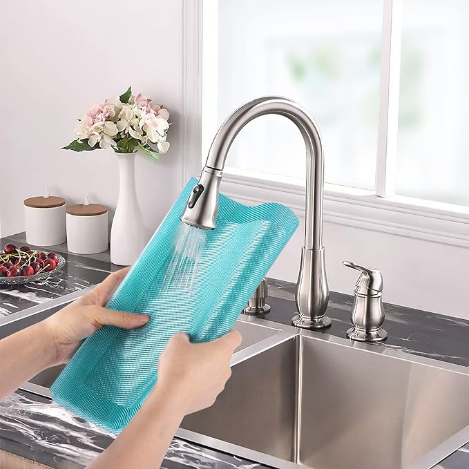 Aofmee Placemats, Placemats Set of 6, Heat Resistant Place Mats, Washable PVC - Image 2
