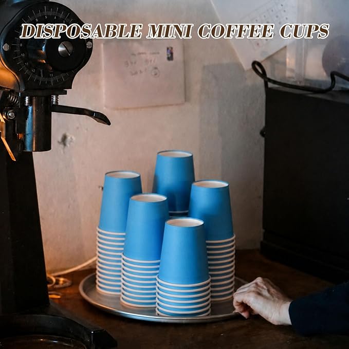 200 Pcs Mini Coffee Cups Brown Culture Cup 2oz Disposable Bathroom Cups Paper - Image 4
