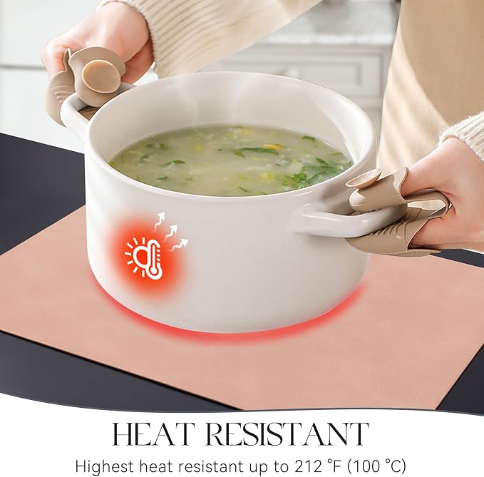 MOSAYT Vinyl Placemats Set of 8-12 X 17 Inch - Image 3