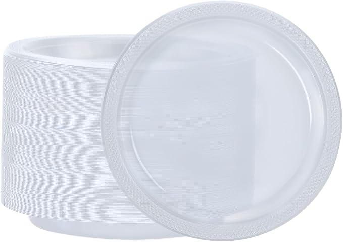 Hanna K. Signature Clear Plastic Plates 7 Inch 600 Count – Heavy Duty - Image 6
