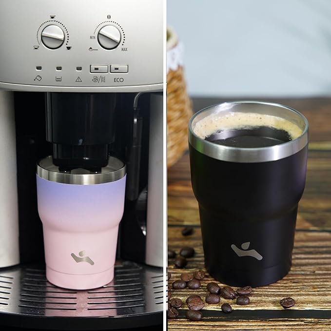 Konokyo 10 oz Tumbler with Handle and Straw, Insulated Travel Mug | Mystic - Image 7