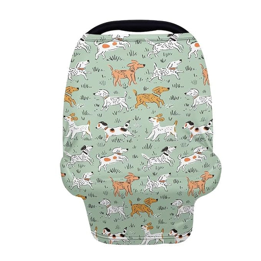 Binienty Cartoon Puppy Design Baby Stuff Car Seat Covers Womens Multi-use Cover Carseat Canopy, Elastic Lounger Canopy - Newborn Essentials, Nursing Top