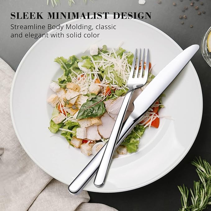 Silverware Set, 10 Piece Flatware Cutlery Set - Image 3