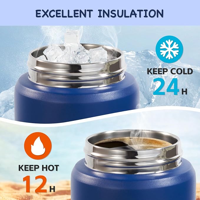 Kerilyn 12oz Kids Water Bottle 2 Pack, Stainless Steel Insulated Water Bottle - Image 4
