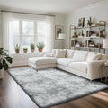Fluffy Rug Shag Area Rug, Mottling Grey 5x8 Area Rugs by Yongyangjuxi