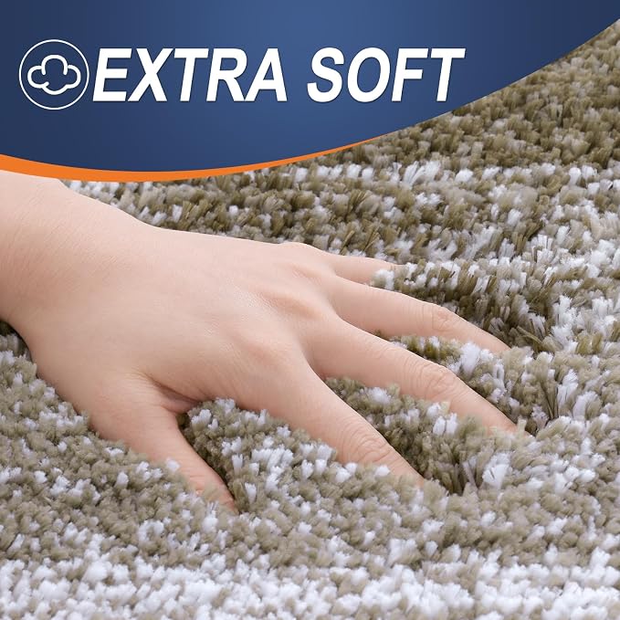 OLANLY Bathroom Runner Rugs Mat 47x24, Extra Soft Absorbent Microfiber Bath Rugs - Image 2