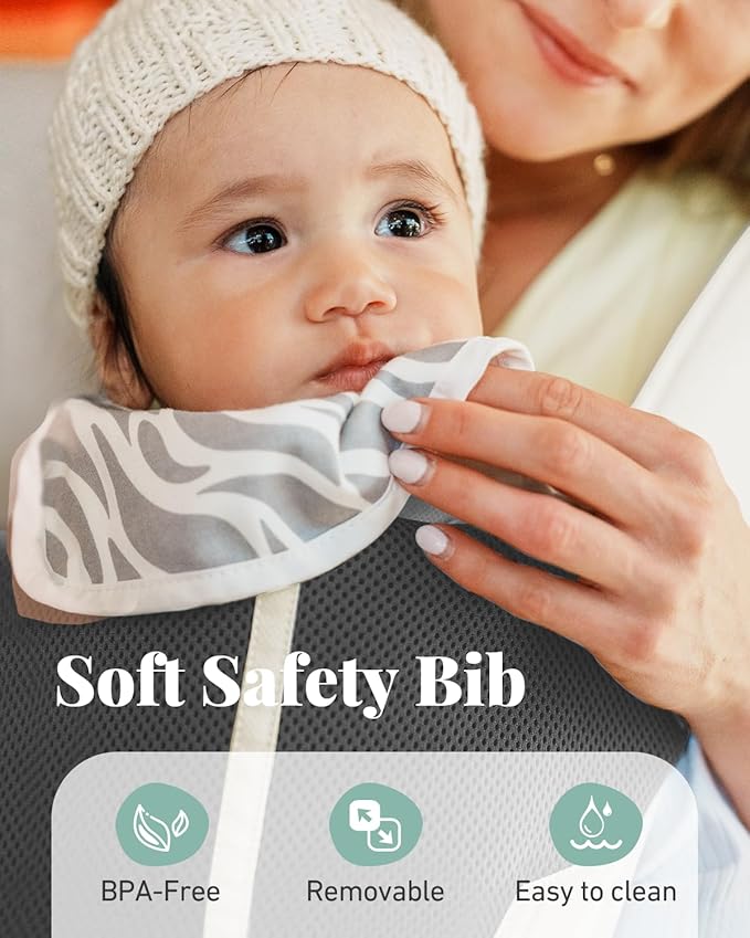 Baby Carrier, Baby Holder Carrier Newborn to Toddler - Ergonomic, Cozy and Breathable Baby Carrier with Hip seat for 7-50lbs