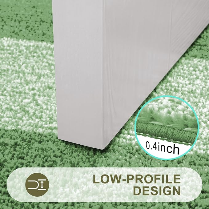 Kitinjoy Indoor Outdoor Door Mat, 34x21 Non-Slip Absorbent Dirt Trapper - Image 4