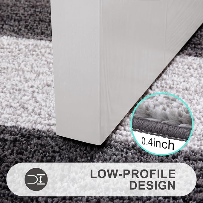 Kitinjoy Indoor Outdoor Door Mat, 71x47 Non-Slip Absorbent Dirt Trapper - Image 4