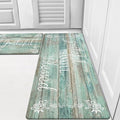 HEBE Anti Fatigue Kitchen Mat Set of 2 Non Slip Cushioned Kitchen Mats by HEBE