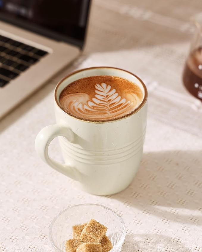 famiware Jupiter Coffee Mugs Set of 4, 14 OZ Coffee Mug, Microwave and - Image 3