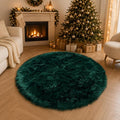 EasyJoy Faux Sheepskin Rug, Fluffy Faux Fur Rug, Ultra Soft Shag Area Rug by EasyJoy