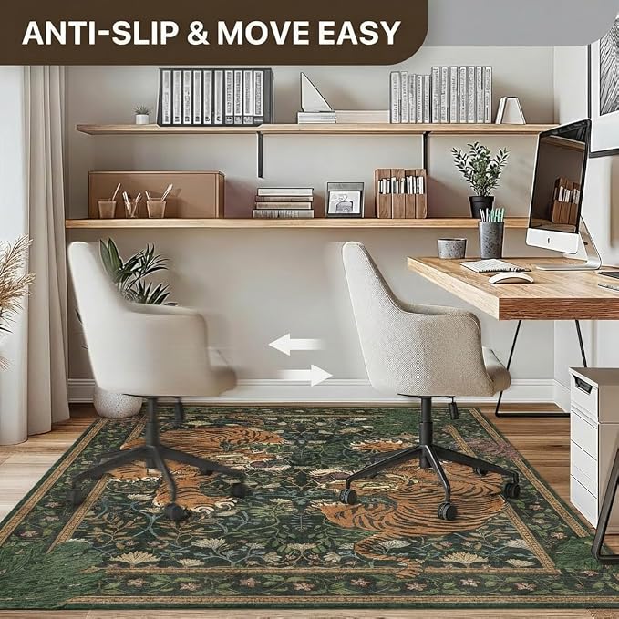 48"x72" Office Chair Mat for Hardwood Tile Floor, Under Desk Carpet Protector - Image 4