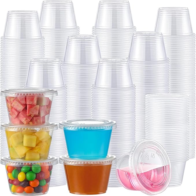 AOZITA 400 Set 4 oz Portion Cups, Jello Shot Cups by AOZITA