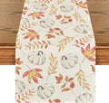 Artoid Mode 210 GSM Fall Table Runner 13x108 Inch Home Party Decor | Orange by ArtoidMode