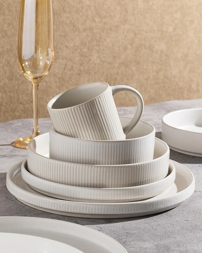 Famiware Star Plates and Bowls Sets, Chip & Scratch Resistant. Microwave & - Image 3