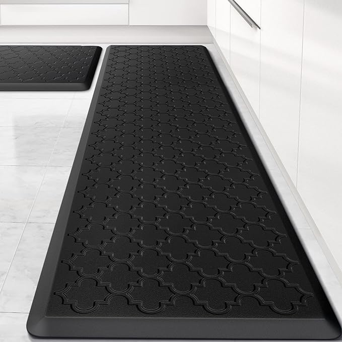 Kitchen Mat Cushioned Anti-Fatigue Floor Mat Water Resistant Non-Skid Kitchen by SoftDuo