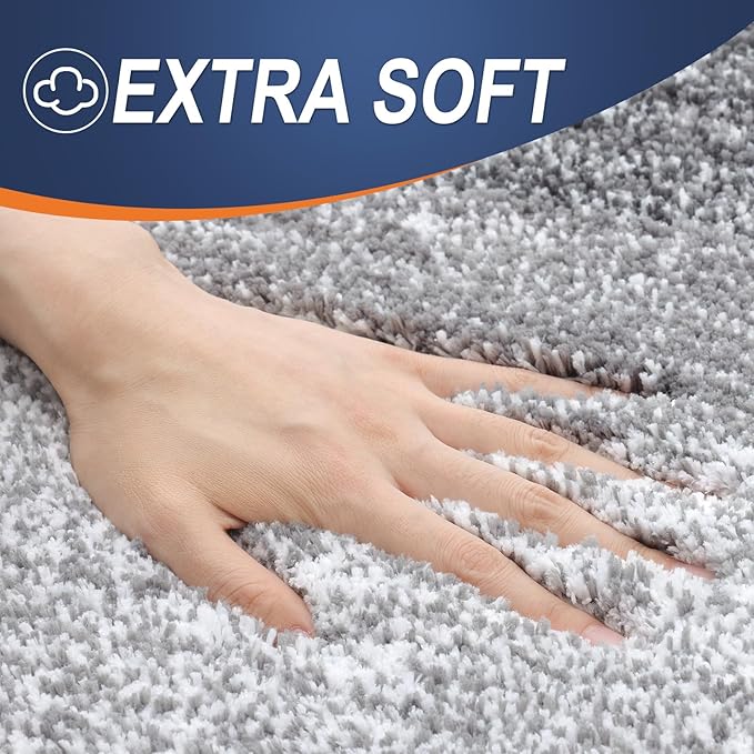 OLANLY Large Bathroom Rugs Mat 45x27, Extra Soft Absorbent Microfiber Bath Rugs - Image 3