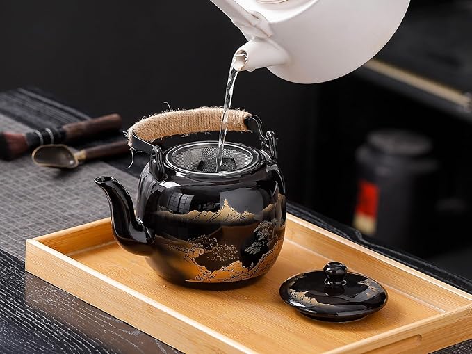 Japanese Tea Sets for Adults, Chinese Tea Set Gongfu Tea Set Japanese Teapot - Image 4